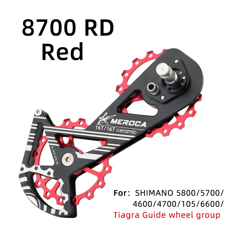 Bicycle Ceramic Bearing 16T Pulley Wheel Set Rear Derailleurs Guide Wheel 11 Speed For Shimano Ultegra/DURA ACE Bike Part