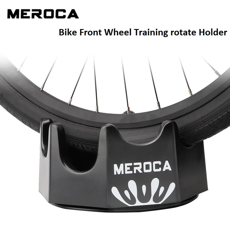 MEROCA Bike Front Wheel Stand Cycling Trainer Frame Indoor Exercise Bicycle Roller Pad Booster Home Training Tools Stand