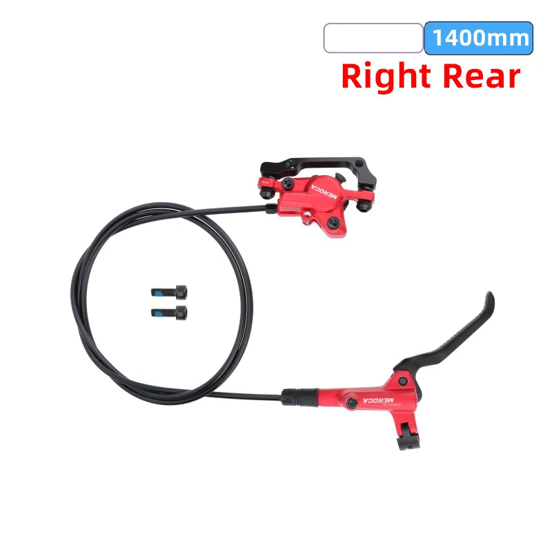 Meroca Bike Hydraulic Brake Aluminum Alloy Dual-piston Brake Freio Hidraulico Disco De Freio Mtb 160 Mm Frenos Hidraulicos Mtb