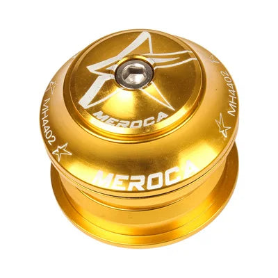 MEROCA Bicycle Headset 44mm 2 Bearing Aluminum Alloy Straight Tapered Tube Fork MTB Bike Headset Road Bike Headset Accessory
