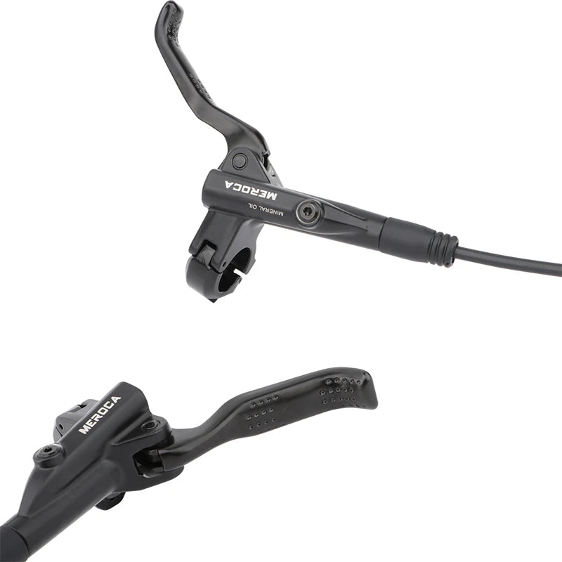 MEROCA Bicycle Oil Brake Mtb Left Front Brake MT420 800/1400mm Hydraulic Right Rear 160mm Disc Brake Bicycle Parts