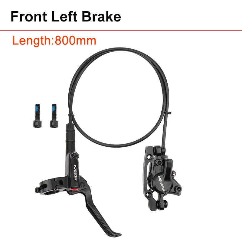 HD-M800 MTB Hydraulic Disc Brake Set Aluminum Alloy Power Control Shifter Bicycle Brakes 160mm Rotor Mountain Bike Brakes