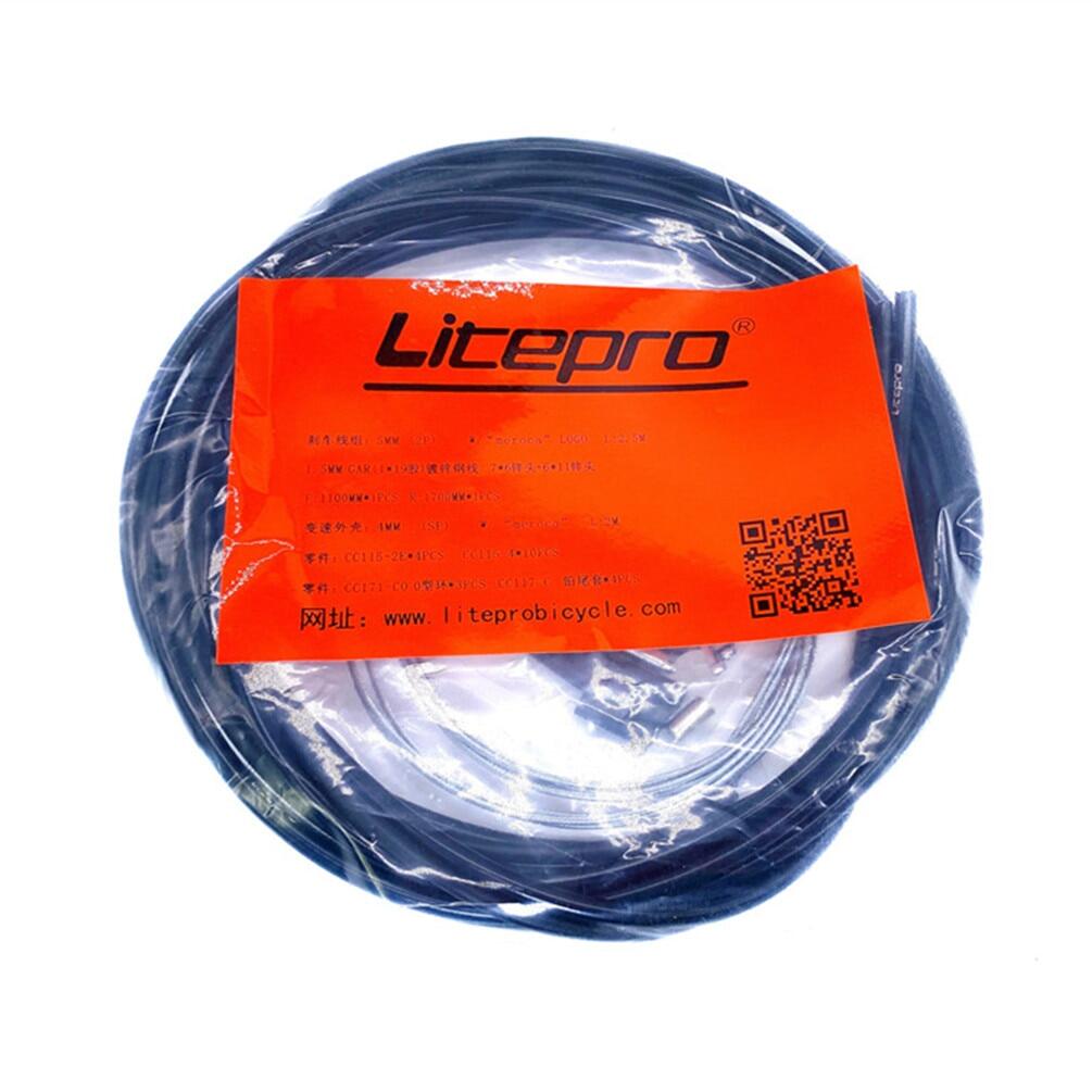 Meroca Litepro MTB Mountain Road Bike Brake Cable Sets Line Pipe Transmission Shift Cable Housing Sets