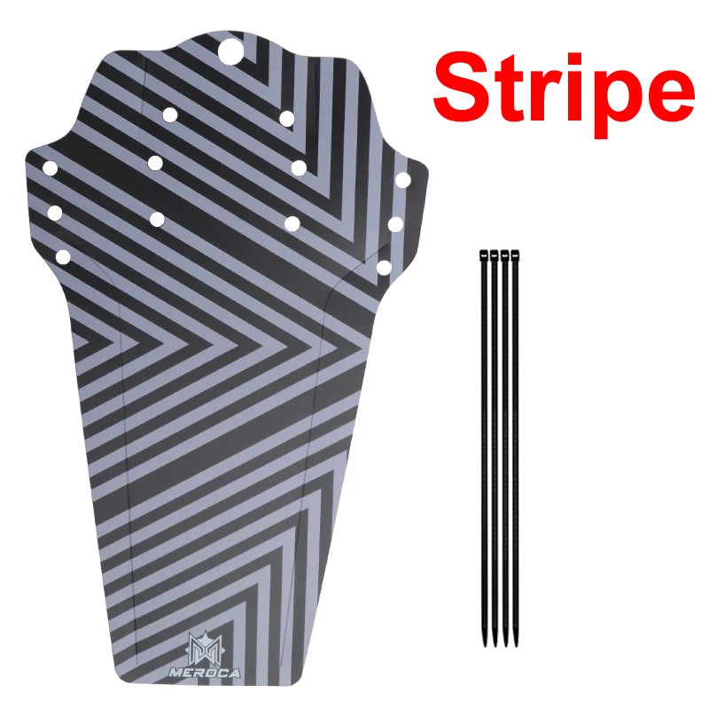 MEROCA Bicycle Fenders Front/Rear Tire Wheel Fenders Carbon Fiber Mudguard Mountain Bike Stylish Mud Guard Wings Riding Fix Gear