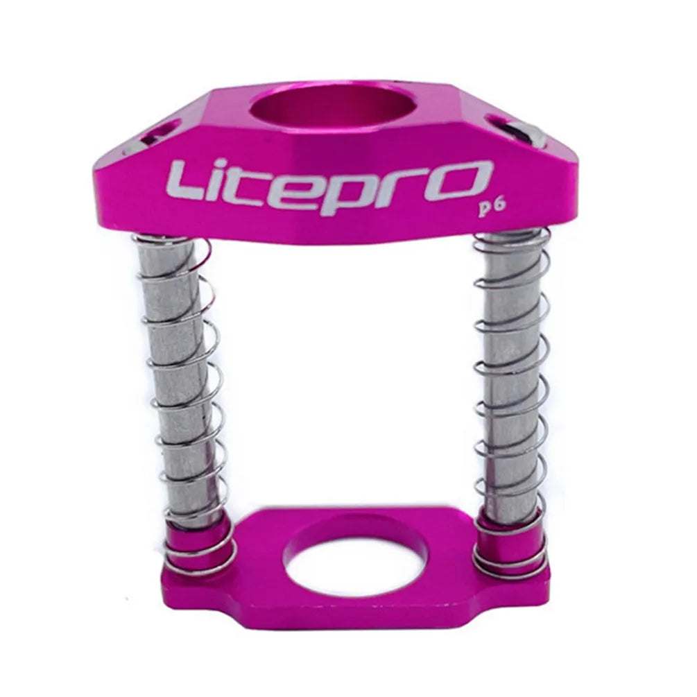 Litepro Folding Bicycle C Buckle Parallelizer Twist Rotary For Brompton Bike Handle Faucet Aluminum Alloy Spring Hinge Clamper