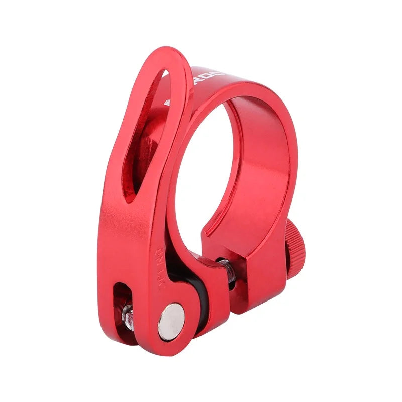 MEROCA Aluminum Alloy Bicycle Seatpost Clamp 27.2/28.6/30.4/30.8/30.9/31.6 Seat Tube Quick Release Clamp Bike Saddle Tube Clip