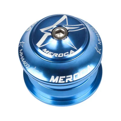 MEROCA Bicycle Headset 44mm 2 Bearing Aluminum Alloy Straight Tapered Tube Fork MTB Bike Headset Road Bike Headset Accessory
