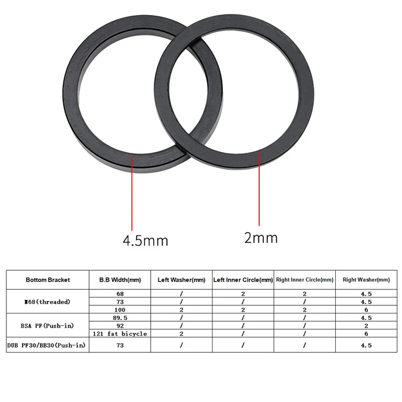 DUB bottom bracket BB30 M68 73 Thread Lock Seal bearing Available MTB Bike For Sram-dub