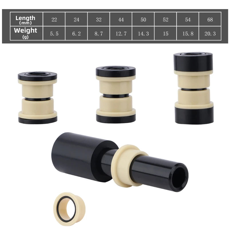 MTB Rear Shock Absorber Bushing Bike Rear Suspension DU Bushing OD 15mm 22 24 32 44 50 52 54 68mm Bicycle Accessories