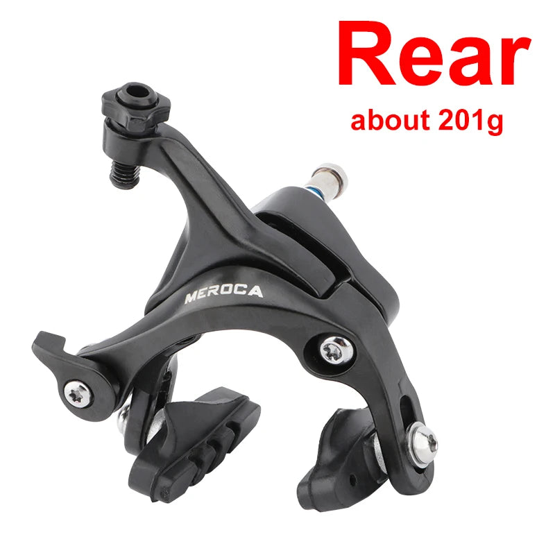 MEROCA Road Bike Dual Pivot Calipers Aluminum Alloy Pull Caliper Front Rear Bicycle parts Cycling Brake Road Accessories