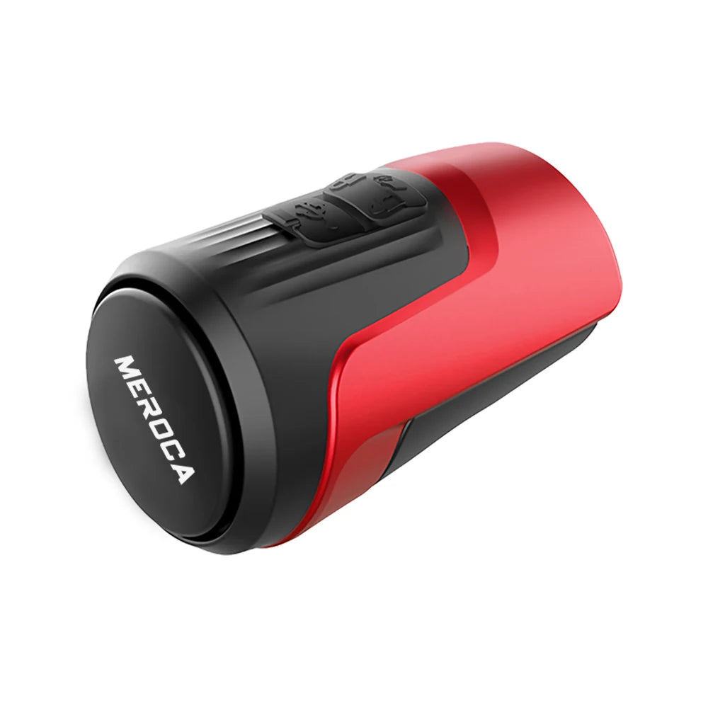 MEROCA MTB Bicycle Electric Horn High 125dB Volume 200mAh USB Charging Anti-theft Bike Bell Audio Warning Alert Safety Riding