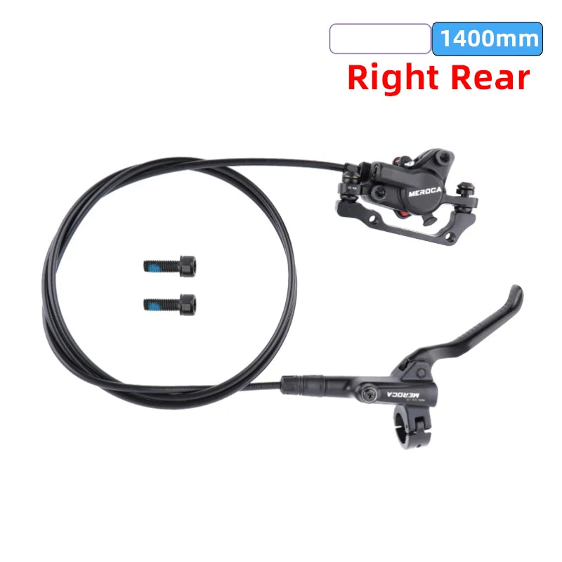 Meroca Bike Hydraulic Brake Aluminum Alloy Dual-piston Brake Freio Hidraulico Disco De Freio Mtb 160 Mm Frenos Hidraulicos Mtb