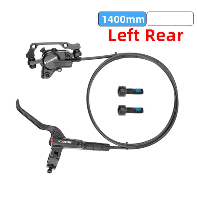 Meroca Bike Hydraulic Brake Aluminum Alloy Dual-piston Brake Freio Hidraulico Disco De Freio Mtb 160 Mm Frenos Hidraulicos Mtb