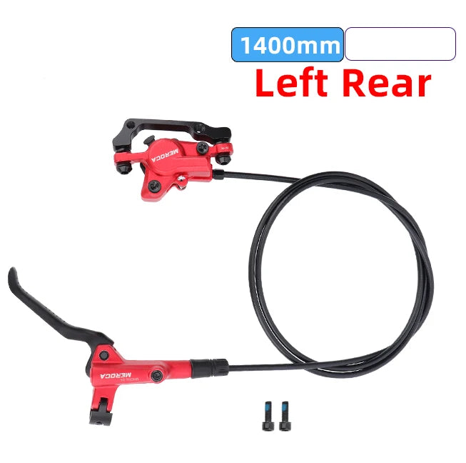 Meroca Bike Hydraulic Brake Aluminum Alloy Dual-piston Brake Freio Hidraulico Disco De Freio Mtb 160 Mm Frenos Hidraulicos Mtb