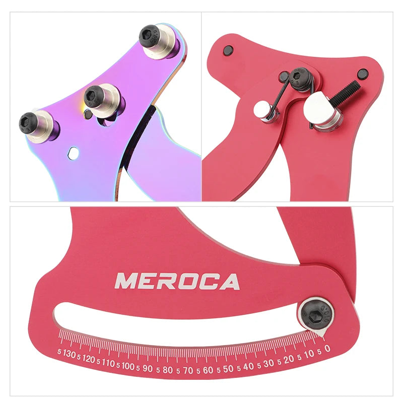 Bike Spoke Tension Meter Bicycle Wheel Builders Repairs Tool Checker Indicator Comfortable Grip Accessories Tensiometer
