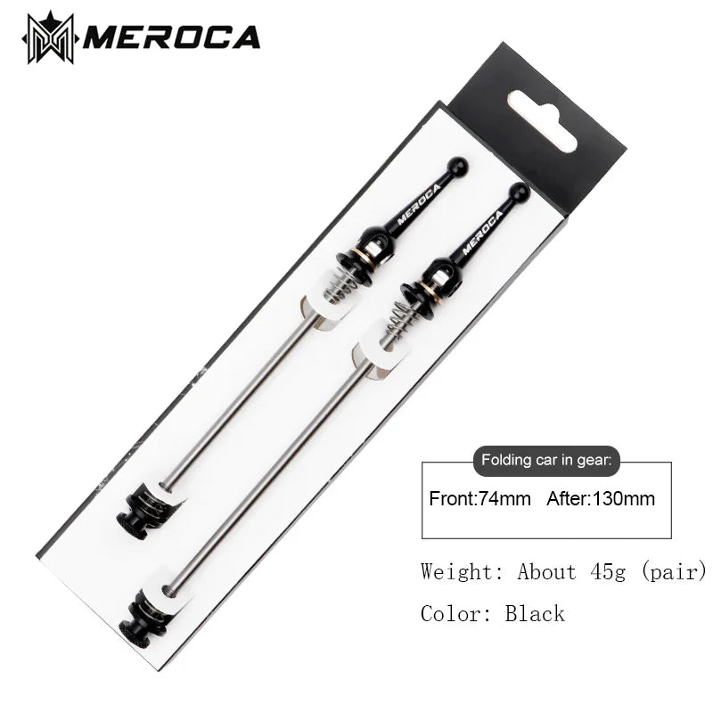 Quick Release Skewers Ultralight Titanium Axis Front 100 Rear 100/135mm Wheel Hub QR Skewers For MTB Folding Road Bike