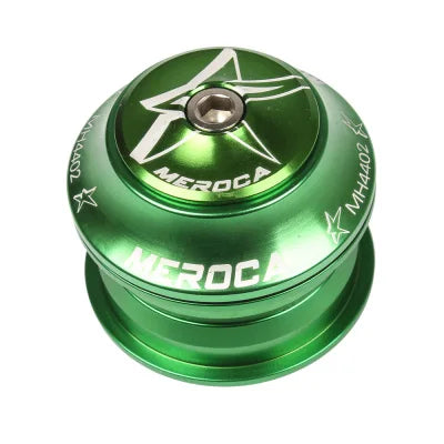 MEROCA Bicycle Headset 44mm 2 Bearing Aluminum Alloy Straight Tapered Tube Fork MTB Bike Headset Road Bike Headset Accessory