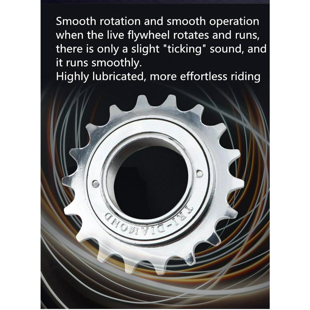 MEROCA Universal Single Speed Rear Flywheel Folding Bike 14T Tricycle 16T Bicycle 18T Freewheel Fixed Gear Refit Live Gearwheel