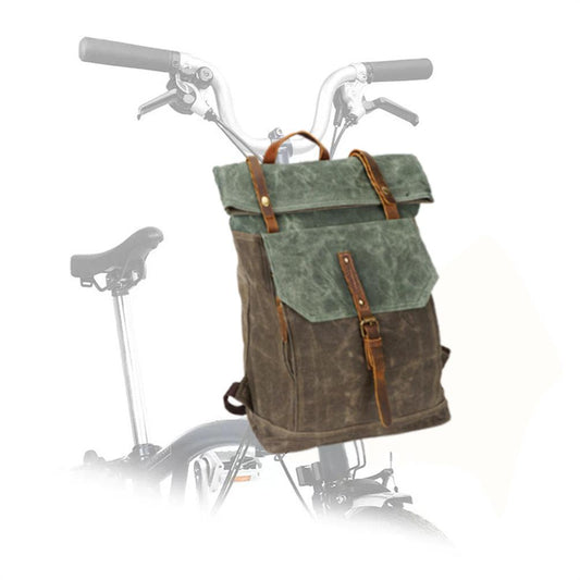 MEROCA Retro Canvas Backpack 02 For Brompton