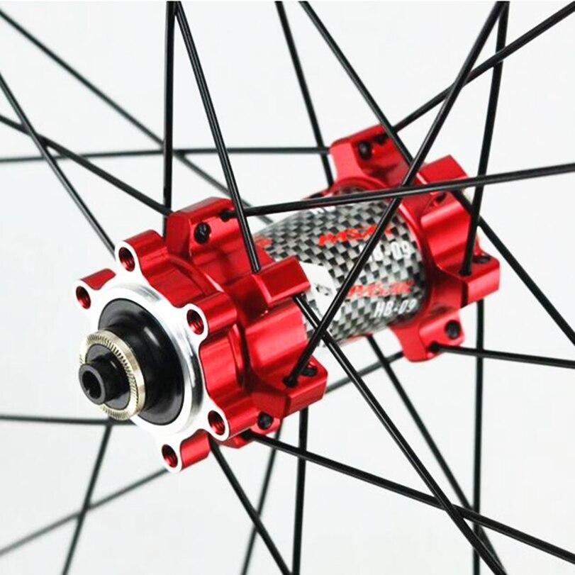 MEROCA MTB Mountain Bike Quick Release 24Hole Milling trilateral CNC bearing hub ultra light wheel wheelset Rim