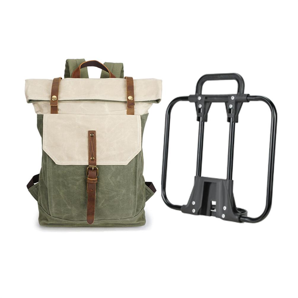 MEROCA Retro Canvas Backpack 02 For Brompton