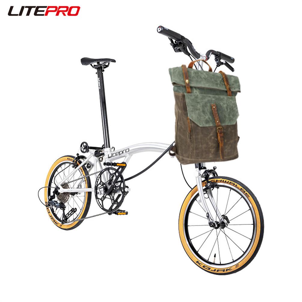 MEROCA Retro Canvas Backpack 02 For Brompton