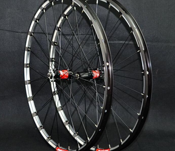 MEROCA MTB Mountain Bike Quick Release 24Hole Milling trilateral CNC bearing hub ultra light wheel wheelset Rim