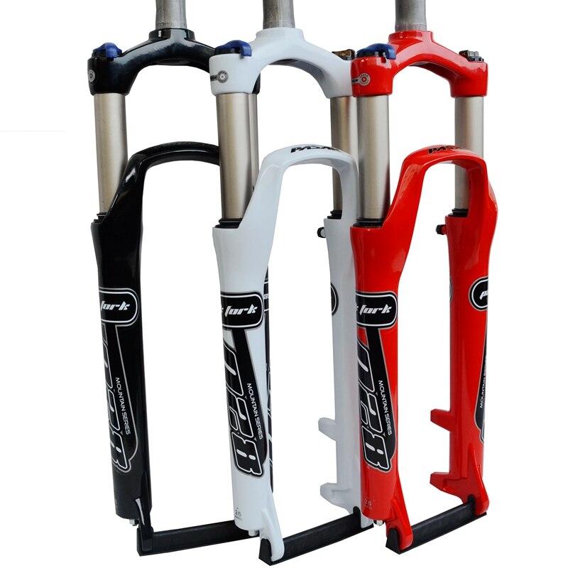 MEROCA MTB Mountain Bike Bicycle Aluminum Alloy Front Suspension Fork Lockable 26 inch Oil Spring mechanical lock