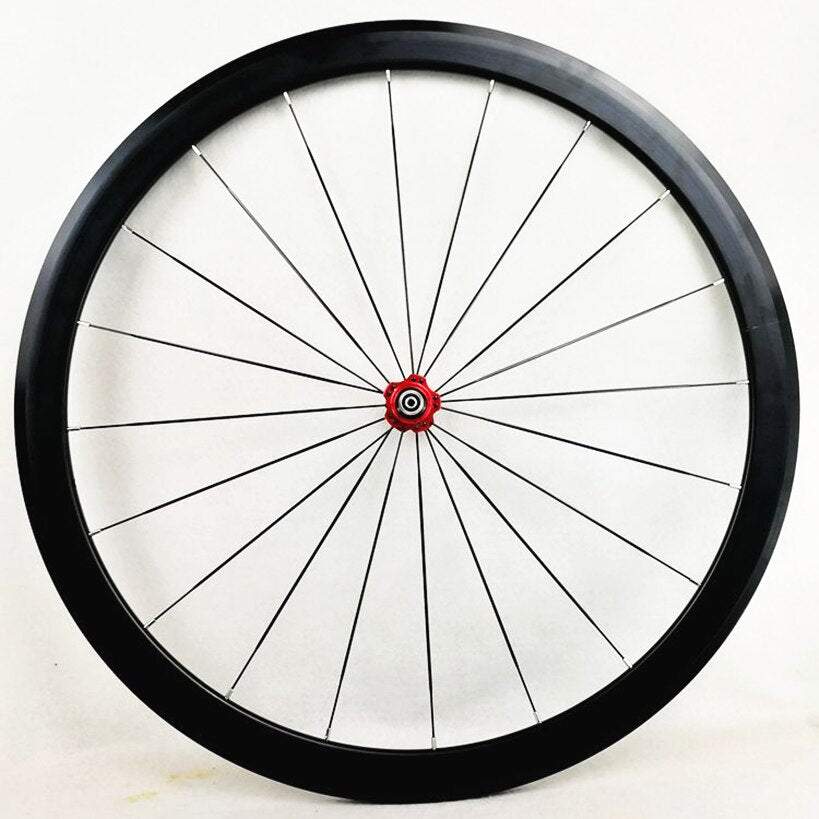 MEROCA 40MM flat strip ultra light bearing road bike wheel set 700C road wheels bicycle wheel 12 speed C brake V brake