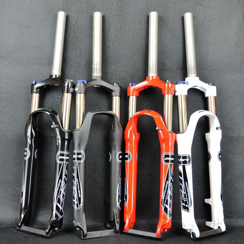 MEROCA MTB Mountain Bike Bicycle Aluminum Alloy Front Suspension Fork Lockable 26 inch Oil Spring mechanical lock