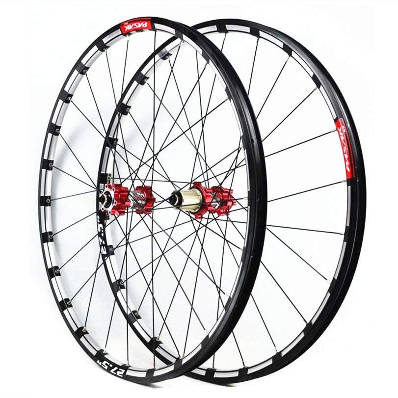 MEROCA MTB Mountain Bike Quick Release 24Hole Milling trilateral CNC bearing hub ultra light wheel wheelset Rim