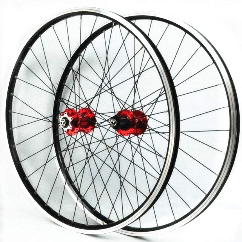 MEROCA MTB Bicycle 26inch Wheelset Disc/V Brake Wheels Rim Super Smooth Hubs For 8/9/10/11 Speed