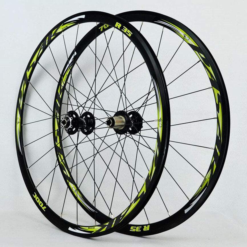 MEROCA R35 700C Road Bike Wheelset 29inch Disc Brake Cross Country Bicycle Wheel Set 30MM Rim Round Spoke