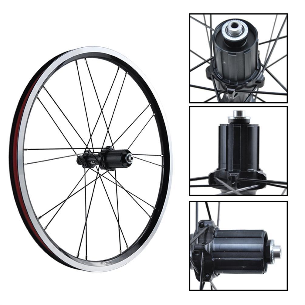 MEROCA 20 Inch 406/451 Straight Pull Wheels V/Disc Brake 20mm Wheelset
