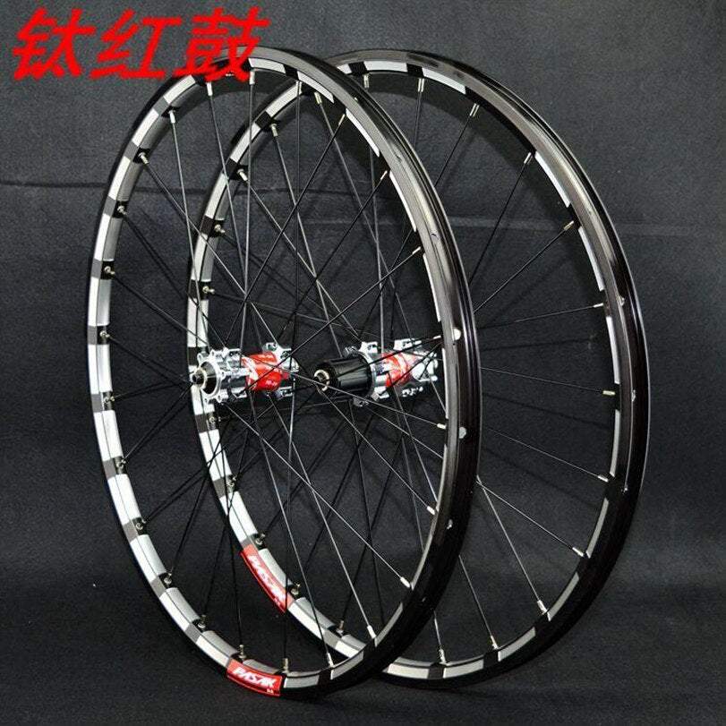 MEROCA MTB Mountain Bike Quick Release 24Hole Milling trilateral CNC bearing hub ultra light wheel wheelset Rim
