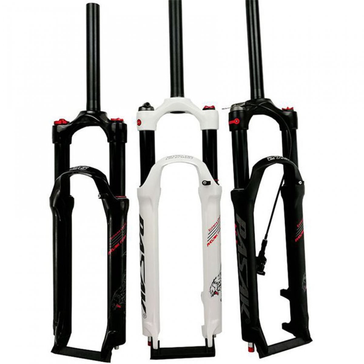 MEROCA 26Inch MTB Mountain Bike Suspension Shock Absorber Front Fork P34 Air Gas Fork Shoulder Remote Control Damping Speed Adjustment