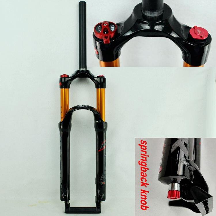 MEROCA MTB Mountain Bike Air Fork 26" 27.5" 29inch ER 1-1/8" Suspension Forks Gas Resilience Oil Damping Line Lock Disc Brake