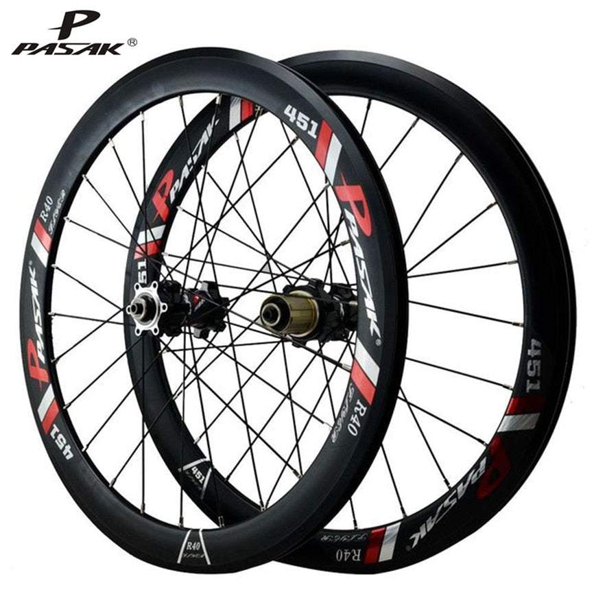 MEROCA MTB Mountain Bike 20 Inch 406 22 Inch 451 R40 Hub Disc Brake 40mm 24H Rims 100/135 Wheelset Bike Wheels