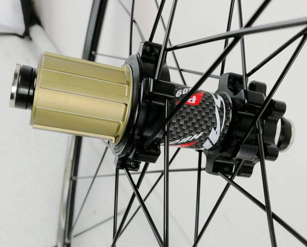 MEROCA 700C Bicycle QR Thru Axle Disc Brake Wheelset Road Bike 6Claws 12Speed 30MM Wheels Rims