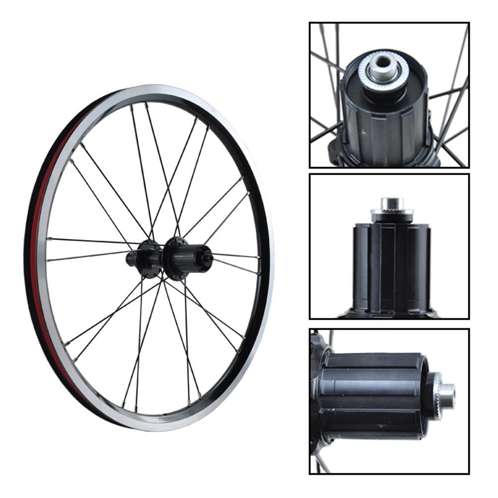 MEROCA 20 Inch 406/451 Wheels 74-130mm V Brake 100-135mm Disc Brake 20mm Wheelset