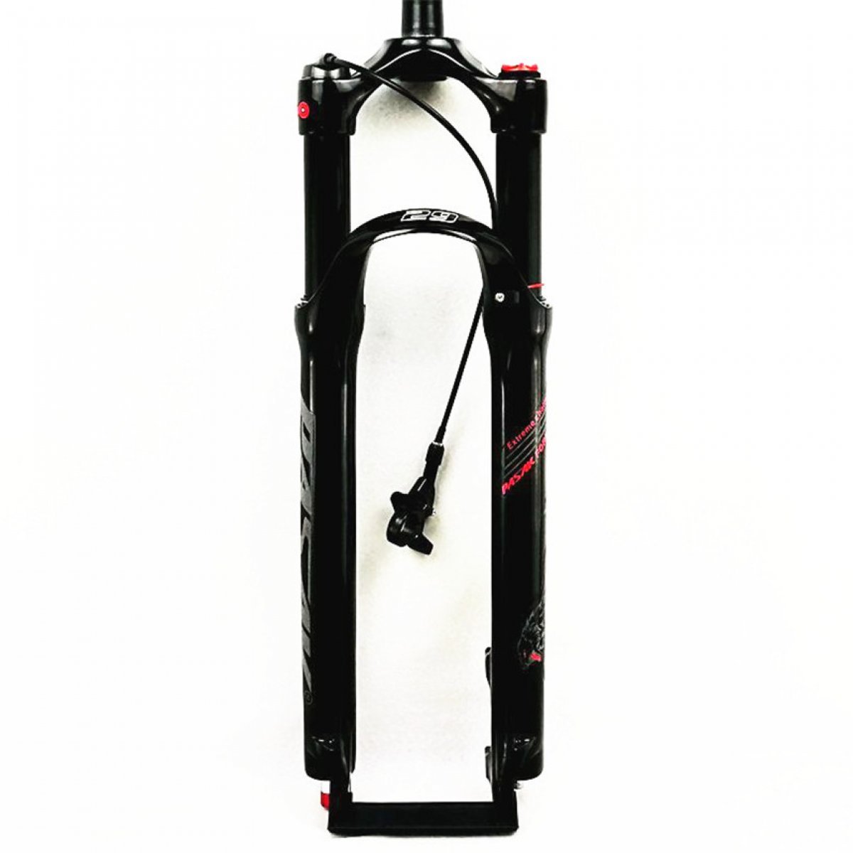 MEROCA 26Inch MTB Mountain Bike Suspension Shock Absorber Front Fork P34 Air Gas Fork Shoulder Remote Control Damping Speed Adjustment