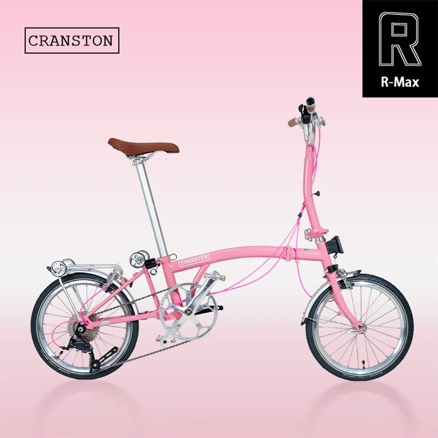 CRANSTON  R9 Max Triple Fold Double C Brake 53T Crankset 16 Inch Wheel 9-speed Foldable Bicycle Cr-Mo Frame Mini Folding Bike
