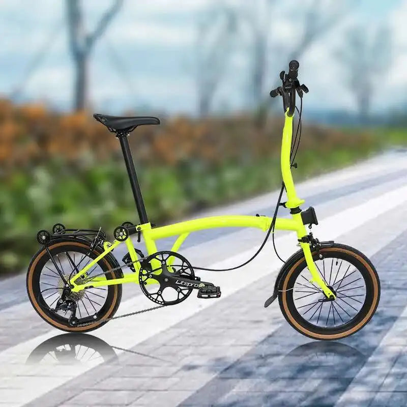 2025 Hot Selling Cranston 20 Inch 9 Speed Folding Bike CRMO Tri Fold Frame Dual V-Brake Portable 406 Wheel Foldable City Bicycle