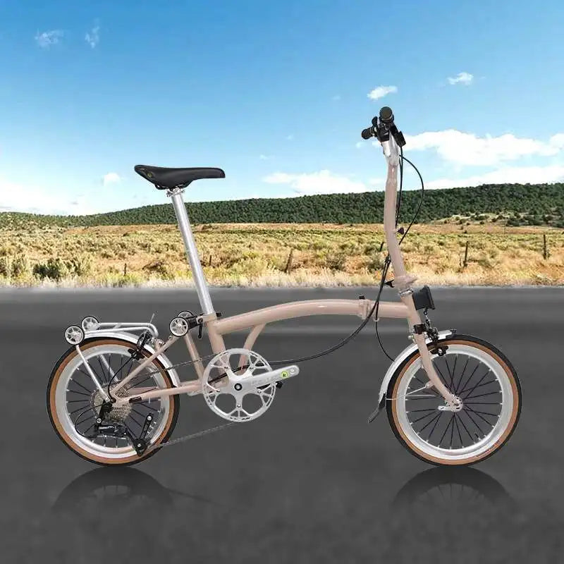 2025 Hot Selling Cranston 20 Inch 9 Speed Folding Bike CRMO Tri Fold Frame Dual V-Brake Portable 406 Wheel Foldable City Bicycle