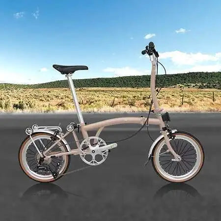 2025 Hot Selling Cranston 20 Inch 9 Speed Folding Bike CRMO Tri Fold Frame Dual V-Brake Portable 406 Wheel Foldable City Bicycle