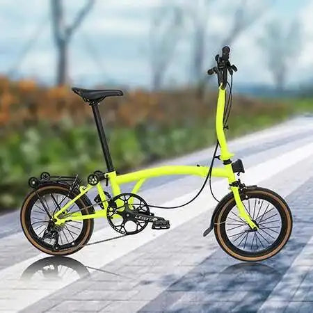 2025 Hot Selling Cranston 20 Inch 9 Speed Folding Bike CRMO Tri Fold Frame Dual V-Brake Portable 406 Wheel Foldable City Bicycle