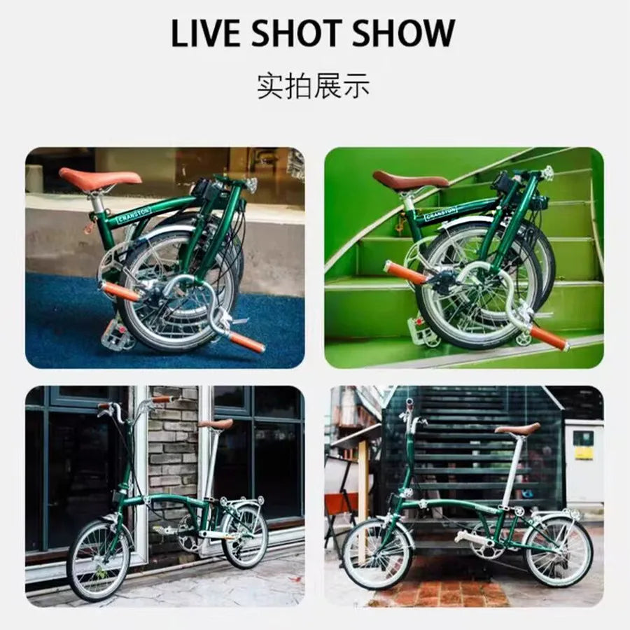 2025 Hot Selling Cranston 20 Inch 9 Speed Folding Bike CRMO Tri Fold Frame Dual V-Brake Portable 406 Wheel Foldable City Bicycle