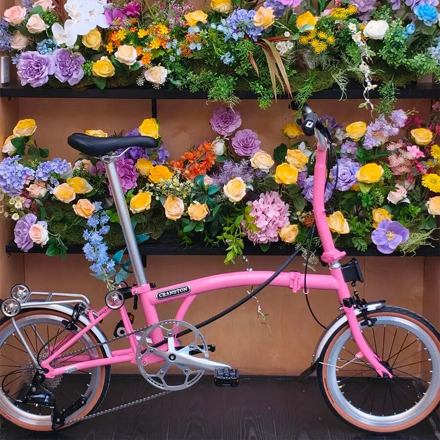 2025 Hot Selling Cranston 20 Inch 9 Speed Folding Bike CRMO Tri Fold Frame Dual V-Brake Portable 406 Wheel Foldable City Bicycle