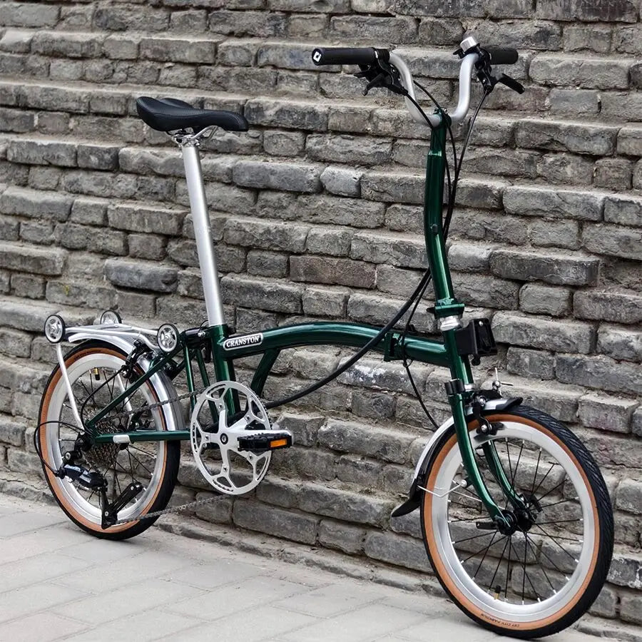 2025 Hot Selling Cranston 20 Inch 9 Speed Folding Bike CRMO Tri Fold Frame Dual V-Brake Portable 406 Wheel Foldable City Bicycle