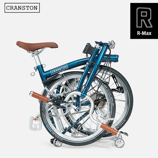 CRANSTON Electric Blue Portable 9 Speed Folding Bicycle 20Inch Adult Bikes Bicycle Aluminum Alloy Mountain folding Bike